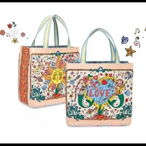 ❤️NWT BRIGHTON Canvas Tote Sirens Song Mermaid